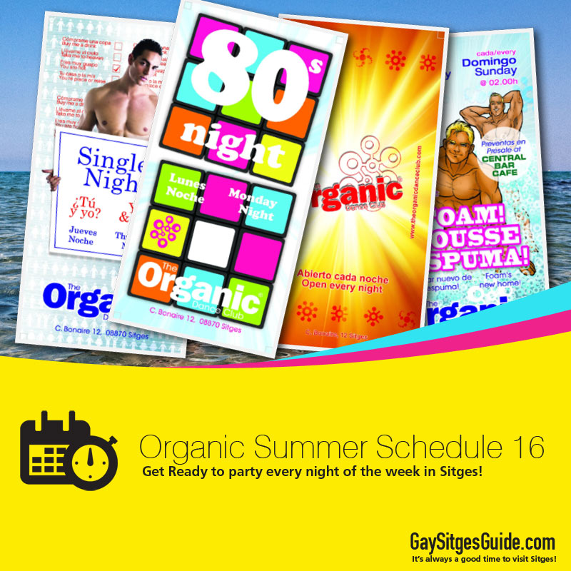 Organic Dance Schedule